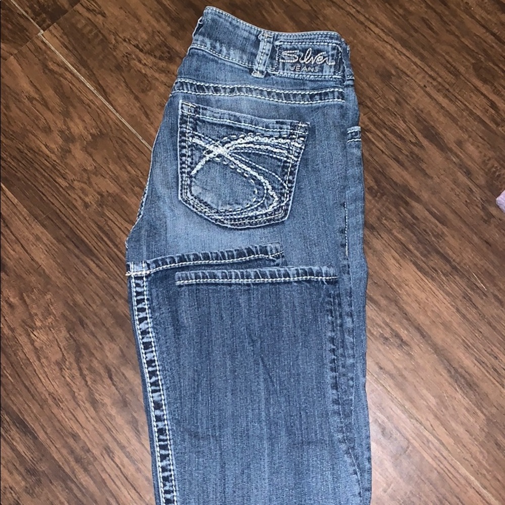Silver jeans